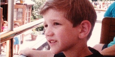 The mind and wide eyes of a child on a double decker bus