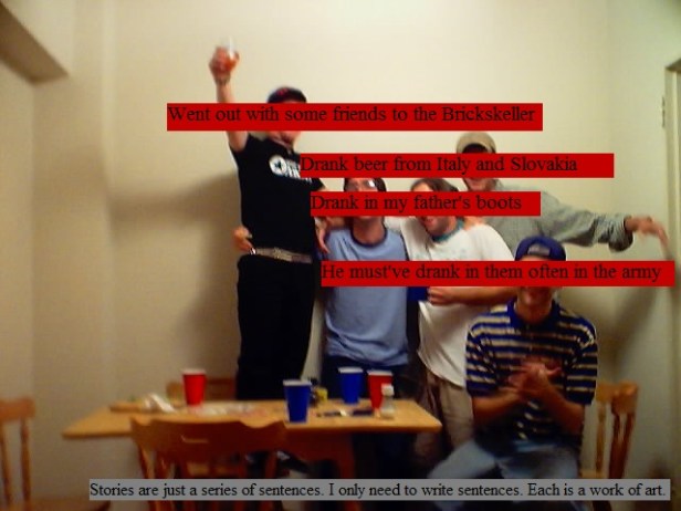 Drinking with the ghost of my father