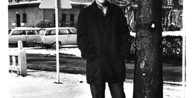 a black and white picture of my father from the 1960s