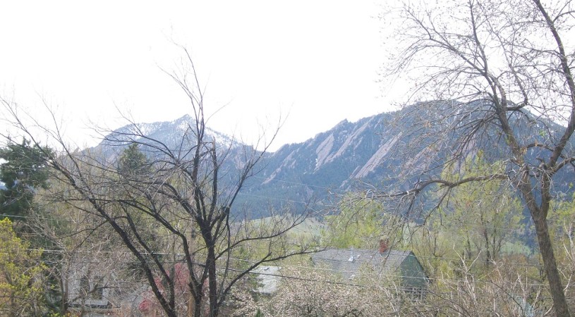 Mountains in Colorado on a spring morning Mountains in love