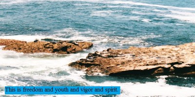 A sunny day in the Pacific Ocean off the coast of San Diego