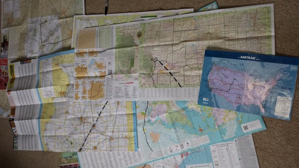 Maps of my upcoming trip