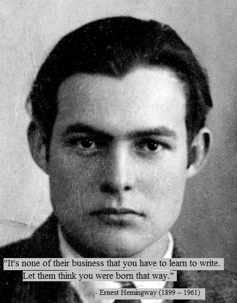 Ernest Hemingway's 1923 passport photo