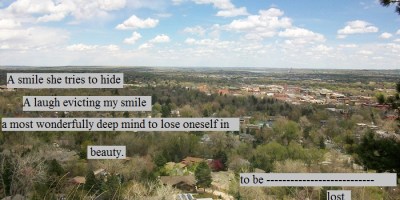 Looking down from the top of the Rockies