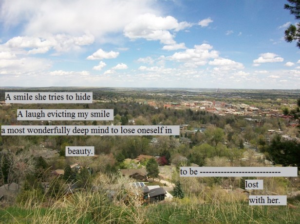 Looking down from the top of the Rockies