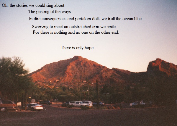 Arizona mountain skyline 1994