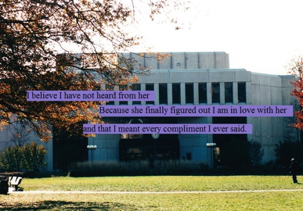 View of the library from the quad