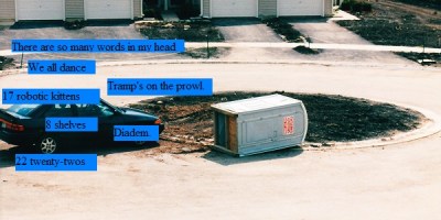 And overturned porta potty, it's contents in question