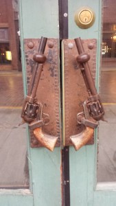 Deadwood gun door handles