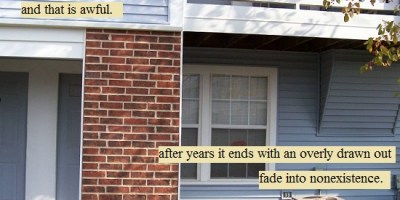 The end of a relationship