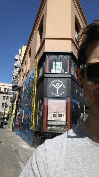 At City Lights Bookstore