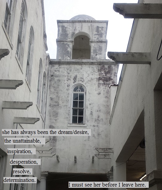 I must see her before I leave here