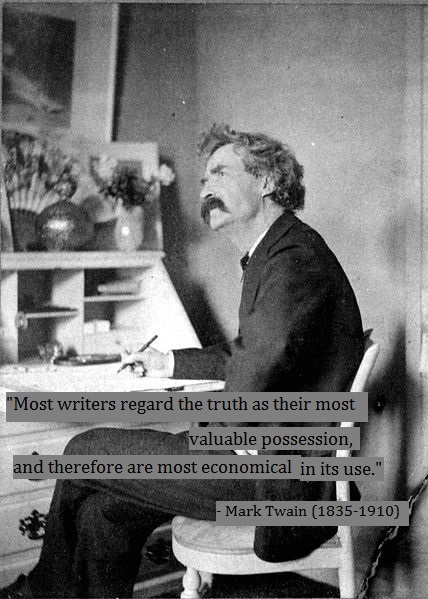 Mark Twain on writing