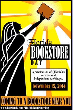 Poster for Florida bookstore day