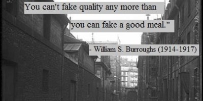quote from William S. Burroughs on writing