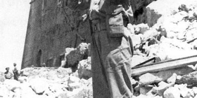 Bugler at Monte Cassino