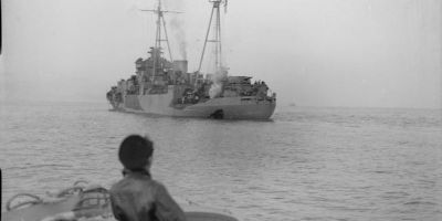 On board ship with the Royal Navy