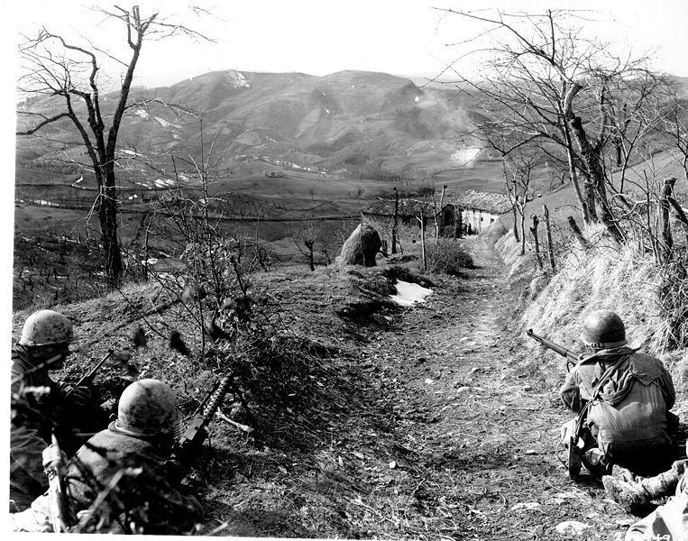 Securing a mountain road in Italy