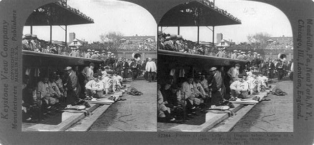 Chicago Cubs Dugout 1929