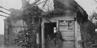 Farmhouse destroyed in World War II