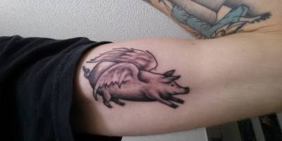 John Steinbeck Pigasus Tattoo