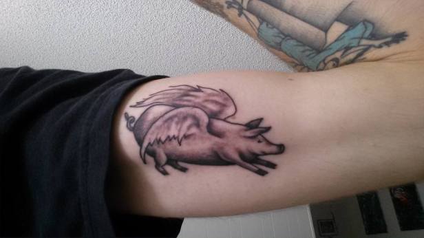 John Steinbeck Pigasus Tattoo