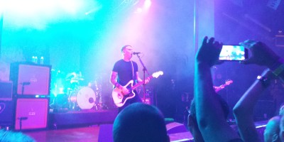 Matt Skiba of alkaline Trio performing in California in 2015
