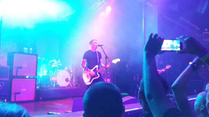 Matt Skiba of alkaline Trio performing in California in 2015
